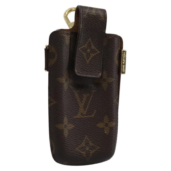 LOUIS VUITTON Monogram Etui Telephone International Cell Case Auth - Picture 1 of 16